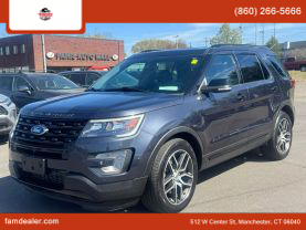 2017 FORD EXPLORER SUV GREY AUTOMATIC - Faris Auto Mall
