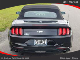 2020 FORD MUSTANG CONVERTIBLE 4-CYL, TURBO, ECOBOOST, 2.3 LITER ECOBOOST PREMIUM CONVERTIBLE 2D - Mobile Luxury Motors in Mobile, AL