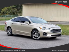Used 2019 FORD FUSION SEDAN 4-CYL, ECOBOOST, TURBO, 1.5 LITER SEL SEDAN 4D - Mobile Luxury Motors in Mobile, AL