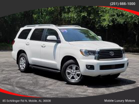 Used 2018 TOYOTA SEQUOIA SUV V8, 5.7 LITER SR5 SPORT UTILITY 4D - Mobile Luxury Motors located in Mobile, AL