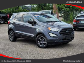 Used 2018 FORD ECOSPORT SUV 3-CYL, TURBO, 1.0L S SPORT UTILITY 4D - Mobile Luxury Motors located in Mobile, AL