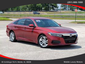 Used 2018 HONDA ACCORD SEDAN 4-CYL, I-VTEC, TURBO, 1.5 LITER LX SEDAN 4D - Mobile Luxury Motors located in Mobile, AL