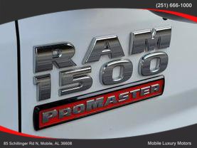Used 2016 RAM PROMASTER CARGO VAN CARGO V6, VVT, 3.6 LITER 1500 LOW ROOF VAN 3D - Mobile Luxury Motors located in Mobile, AL