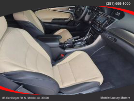 Buy Used 2017 HONDA ACCORD COUPE 4-CYL, I-VTEC, 2.4 LITER EX-L W/NAVIGATION & HONDA SENSING COUPE 2D - Mobile Luxury Motors located in Mobile, AL