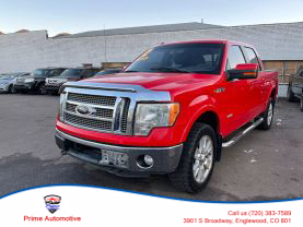 2012 FORD F150 SUPERCREW CAB PICKUP V6, ECOBOOST, TWIN TURBO, 3.5 LITER PLATINUM PICKUP 4D 5 1/2 FT