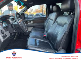 2012 FORD F150 SUPERCREW CAB PICKUP V6, ECOBOOST, TWIN TURBO, 3.5 LITER PLATINUM PICKUP 4D 5 1/2 FT