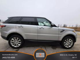 2016 LAND ROVER RANGE ROVER SPORT SUV V6, SUPERCHARGED, 3.0 LITER HSE SPORT UTILITY 4D at T's Auto & Truck Sales LLC in Omaha, NE