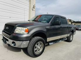 2006 FORD F150 SUPERCREW CAB PICKUP V8, 5.4 LITER XLT PICKUP 4D 5 1/2 FT