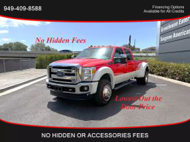 2016 FORD F450 SUPER DUTY CREW CAB PICKUP V8, TURBO DIESEL, 6.7 LITER LARIAT PICKUP 4D 8 FT
