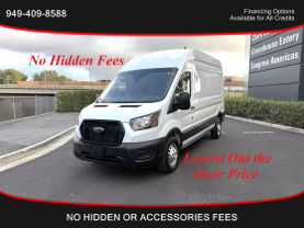 2022 FORD TRANSIT 250 CARGO VAN CARGO V6, FLEX FUEL, 3.5 LITER HIGH ROOF VAN 3D