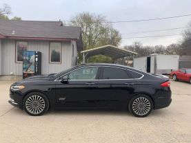 2017 FORD FUSION ENERGI SEDAN 4-CYL, HYBRID, 2.0 LITER PLUG-IN HYBRID PLATINUM SEDAN 4D - Becker Auto Sales LLC in Emporia, KS