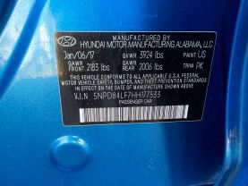 2017 HYUNDAI ELANTRA SEDAN BLUE AUTOMATIC - Auto Spot