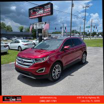 2016 FORD EDGE SUV V6, 3.5 LITER TITANIUM SPORT UTILITY 4D