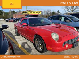 2003 FORD THUNDERBIRD CONVERTIBLE RED AUTOMATIC - 2EZ Auto Brokers LLC