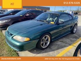 1996 FORD MUSTANG COUPE GREEN MANUAL - 2EZ Auto Brokers LLC