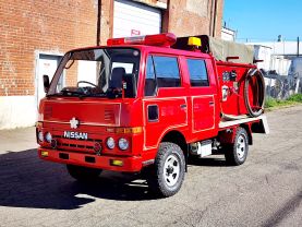 1990 NISSAN ATLAS TRUCK TD27 FIRE TRUCK