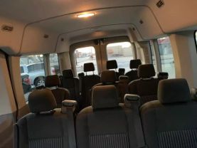 2019 FORD TRANSIT 350 WAGON PASSENGER V6, 3.7 LITER XL W/MEDIUM ROOF W/SLIDING SIDE DOOR VAN 3D - Becker Auto Sales LLC in Emporia, KS