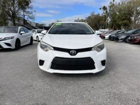 2014 TOYOTA COROLLA SEDAN WHITE AUTOMATIC -  V & B Auto Sales