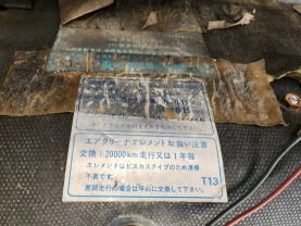 1989 SUBARU SAMBAR TRUCK EK23 -