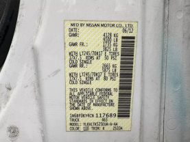 2012 NISSAN NV2500 HD CARGO CARGO - - - Citywide Auto Group LLC