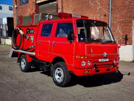 1990 NISSAN ATLAS TRUCK TD27 FIRE TRUCK