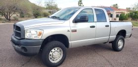 2009 DODGE RAM 2500 QUAD CAB PICKUP 6-CYL, TURBO DSL 6.7L LARAMIE PICKUP 4D 6 1/4 FT at The one Auto Sales in Phoenix, AZ