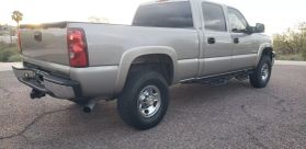 2003 CHEVROLET SILVERADO 2500 HD CREW CAB PICKUP V8, TURBO DIESEL, 6.6L LS PICKUP 4D 8 FT at The one Auto Sales in Phoenix, AZ