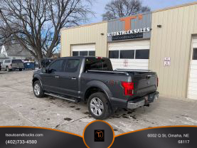2018 FORD F150 SUPERCREW CAB PICKUP V8, FLEX FUEL, 5.0 LITER LARIAT PICKUP 4D 5 1/2 FT at T's Auto & Truck Sales - used car dealership in Omaha, NE