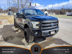 2015 FORD F150 SUPERCREW CAB PICKUP V6, ECOBOOST, TT, 3.5L LARIAT PICKUP 4D 5 1/2 FT at T's Auto & Truck Sales LLC in Omaha, NE