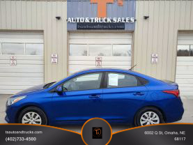 2018 HYUNDAI ACCENT SEDAN 4-CYL, 1.6 LITER SE SEDAN 4D at T's Auto & Truck Sales LLC in Omaha, NE