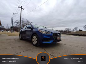 2018 HYUNDAI ACCENT SEDAN 4-CYL, 1.6 LITER SE SEDAN 4D at T's Auto & Truck Sales LLC in Omaha, NE