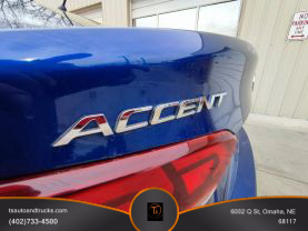 2018 HYUNDAI ACCENT SEDAN 4-CYL, 1.6 LITER SE SEDAN 4D at T's Auto & Truck Sales LLC in Omaha, NE