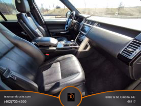 2016 LAND ROVER RANGE ROVER SUV V6, SUPERCHARGED, 3.0L HSE SPORT UTILITY 4D at T's Auto & Truck Sales LLC in Omaha, NE
