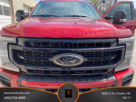 2020 FORD F250 SUPER DUTY CREW CAB PICKUP V8, TURBO DIESEL, 6.7 LITER LARIAT PICKUP 4D 6 3/4 FT at T's Auto & Truck Sales - used car dealership in Omaha, NE