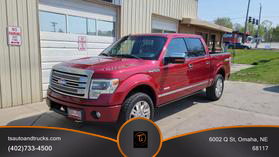 2013 FORD F150 SUPERCREW CAB PICKUP V6, ECOBOOST, TWIN TURBO, 3.5 LITER PLATINUM PICKUP 4D 5 1/2 FT at T's Auto & Truck Sales - used car dealership in Omaha, NE