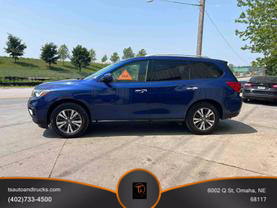 2018 NISSAN PATHFINDER SUV V6, 3.5 LITER S SPORT UTILITY 4D at T's Auto & Truck Sales - used car dealership in Omaha, NE
