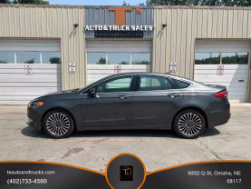 2018 FORD FUSION SEDAN 4-CYL, ECOBOOST, TURBO, 2.0 LITER TITANIUM SEDAN 4D at T's Auto & Truck Sales - used car dealership in Omaha, NE