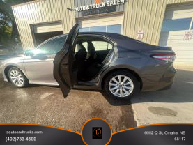 2018 TOYOTA CAMRY SEDAN 4-CYL, 2.5 LITER LE SEDAN 4D at T's Auto & Truck Sales - used car dealership in Omaha, NE