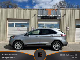 2020 FORD EDGE SUV 4-CYL, ECOBOOST, TURBO, 2.0 LITER TITANIUM SPORT UTILITY 4D at T's Auto & Truck Sales - used car dealership in Omaha, NE