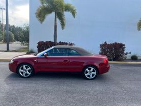 2005 AUDI A4 CONVERTIBLE 4-CYL, TURBO, 1.8 LITER 1.8T CABRIOLET 2D