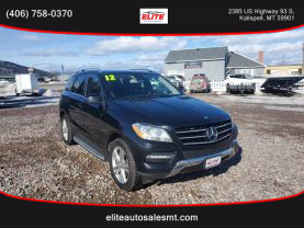 2012 MERCEDES-BENZ M-CLASS SUV V6, 3.5 LITER ML 350 4MATIC SPORT UTILITY 4D
