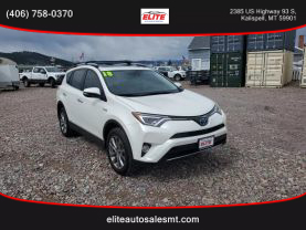 2018 TOYOTA RAV4 HYBRID SUV 4-CYL, HYBRID, 2.5 LITER LIMITED SPORT UTILITY 4D