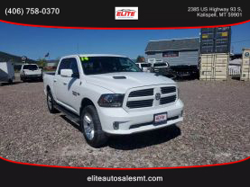 2014 RAM 1500 CREW CAB PICKUP V8, HEMI, 5.7 LITER SPORT PICKUP 4D 5 1/2 FT