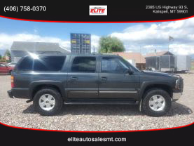 2003 CHEVROLET SUBURBAN 1500 SUV V8, FFV, 5.3 LITER LT SPORT UTILITY 4D