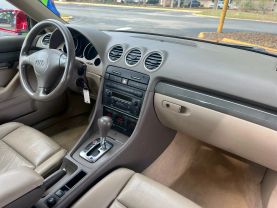 2005 AUDI A4 CONVERTIBLE 4-CYL, TURBO, 1.8 LITER 1.8T CABRIOLET 2D