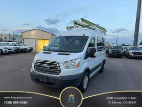 2016 FORD TRANSIT 150 WAGON PASSENGER V6, FLEX FUEL, 3.7 LITER XLT W/MEDIUM ROOF W/SLIDING SIDE DOOR VAN 3D