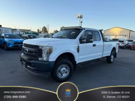 2018 FORD F250 SUPER DUTY SUPER CAB PICKUP V8, FLEX FUEL, 6.2 LITER XL PICKUP 4D 8 FT