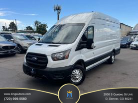 2020 FORD TRANSIT 350 CARGO VAN CARGO V6, ECOBOOST, TWIN TURBO, 3.5 LITER EXTENDED LENGTH HIGH ROOF VAN 3D