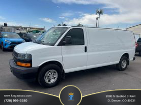 2019 CHEVROLET EXPRESS 3500 CARGO CARGO V8, FLEX FUEL, 6.0 LITER EXTENDED VAN 3D