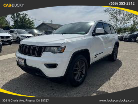 2016 JEEP GRAND CHEROKEE SUV V6, VVT, 3.6 LITER 75TH ANNIVERSARY EDITION SPORT UTILITY 4D